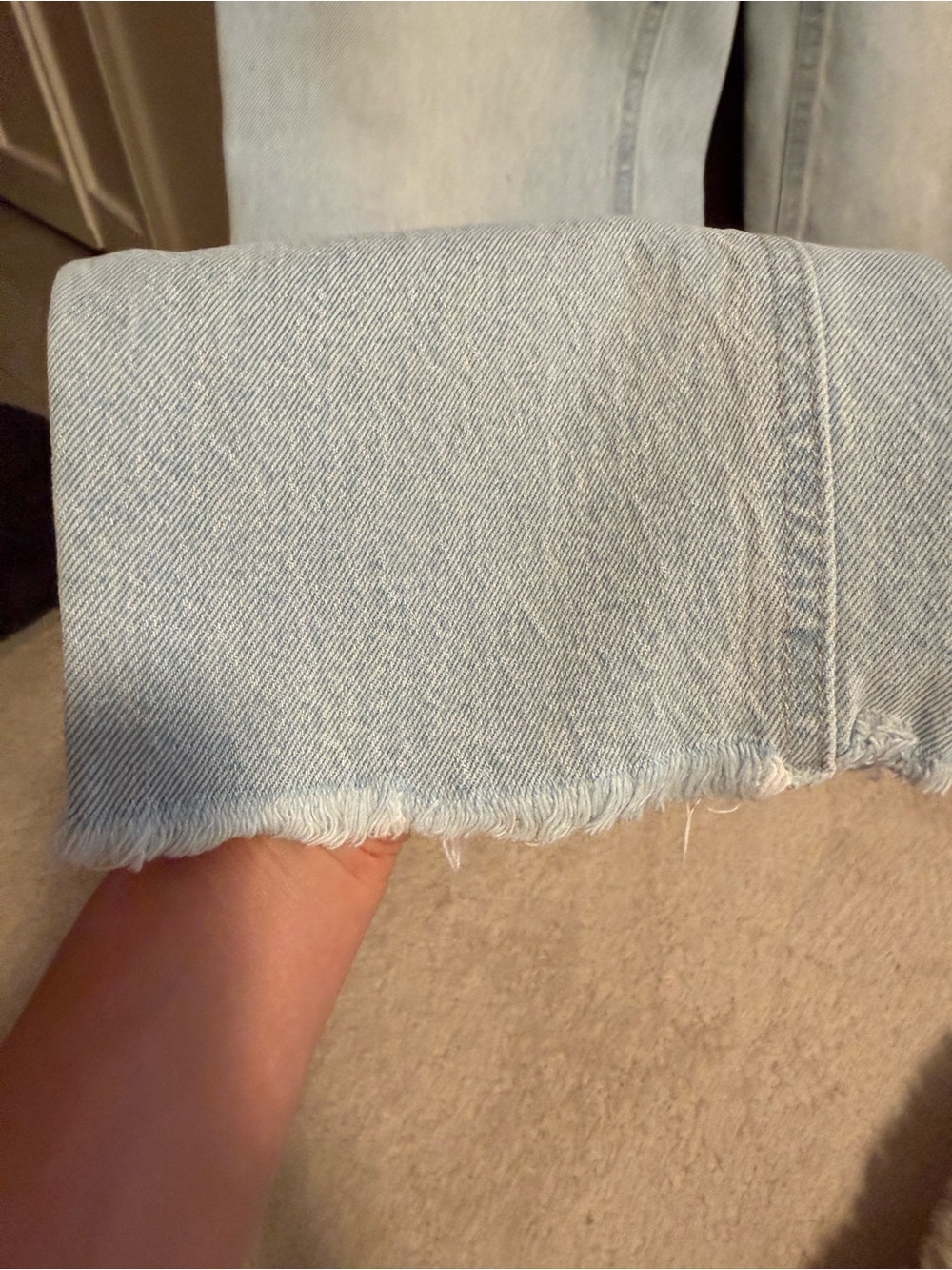 Oat New York Straight Leg Jeans - Light Blue - Picture 2 of 4